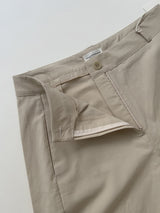 Curved Cotton Barrel Pants