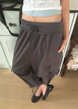 FOLDING CARGO BERMUDA PANTS (2color)