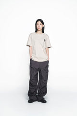 25SS ボックスベーシックロゴショートスリーブTシャツ エッセンシャルベージュ