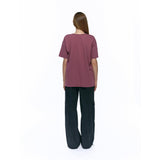 タイポTシャツ Plum