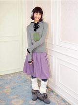 Green apple hooded sweater