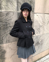 Lowell Double Button Short Jacket