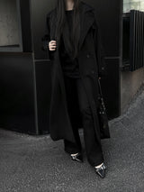 シティハイネックロングコート (2color)