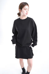 MINI WRAP SWEAT SKIRT