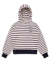 Women's Slim Fit Vintage Maison Cropped Hoodie Ivory (FCF1TS201W)