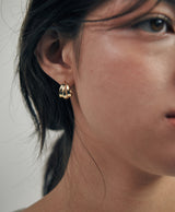 [925 silver] Deux.silver.203 / エペコートピアス (ゴールド)