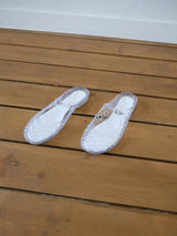 buckle jelly mules
