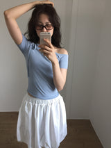 Unbalanced Tie T-Shirt (4color)
