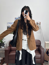 SUEDE BASIC JACKET