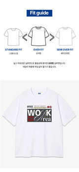 ワークエリアオーバーフィットTシャツ (2color)