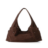 Maren_ Suede Dark Brown