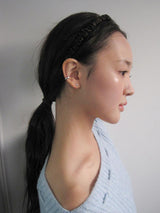 [925 Silver] Grain Earrings (Silver)