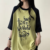 リミンボクシーフィットカラーラグラン半袖Tシャツ