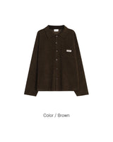 (UNISEX) コーデュロイ シャツ カーディガン
