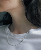[925 silver] Un.silver.138 / ソワールネックレス (シルバー)