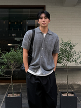 OD cable button cardiganOD cable button cardigan