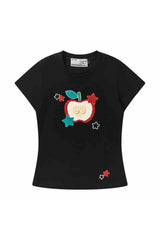プラッシュアップルエンブロイダードTシャツ
