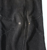 No.1019 noir boots cut denim PT