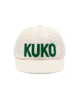 KUKO ロゴ6パネルキャップ_オートミールグリーン