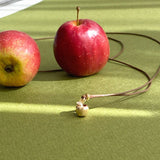 petit apple necklace