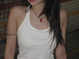 mystic wave jewels necklace [orange]