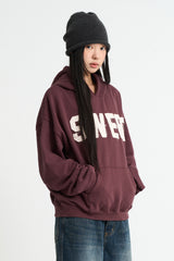 Sweet patch fuzz hoodie