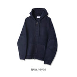 No.1076 M KNIT hood ZIP-UP (7color)