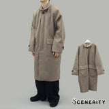 Rojong Balmacaan Coat (Beige)