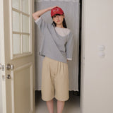 Gray Layered PK Tee