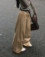 Middle Carpenter Detail Long Pants
