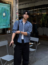 Potty semi wide denim pants