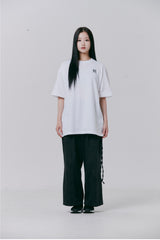 FMW フラワードローイング Tシャツ - ホワイト