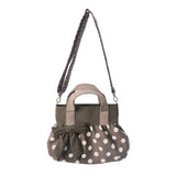 Ribbon dumpling bag_brown