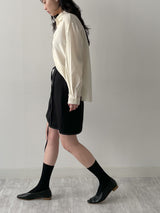 Stitch Banding Midi Skirt