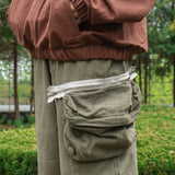Trapper pouch pants / Ash khaki