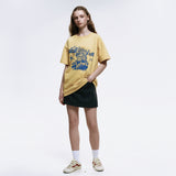 デディケーションピグメント Tシャツ_マスタード