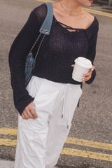 Soft Knit Lazy Tip Up Top - 3 colours