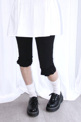Frill Half midi leggings