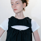 Push hole dress black