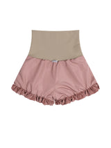 FOLDED BUBBLE SKORT (RED)