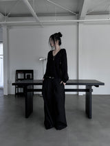 minimal basic knit cardigan (2color)