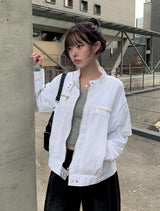 Hank Biker Nylon Windbreaker Jacket