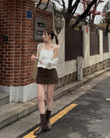 Celo cotton mini skirt