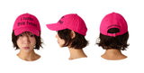 アイヘイトディスヘッドメッシュキャップ (HOT PINK)