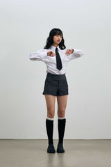 AVEL PINSTRIPE MICRO PANTS / CHARCOAL