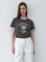 (T-7042)ツートーンバイブTシャツ