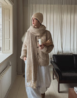 Dion sheepskin wide jogger pants