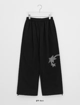 25FW★ [BAONHAUS] トレーニングプリントトレーニングワイドパンツ