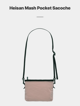 Mesh Pocket Sacoche Nylon Dustypink