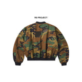 RS PROJECT R IC BOMBER CAMO JACKET